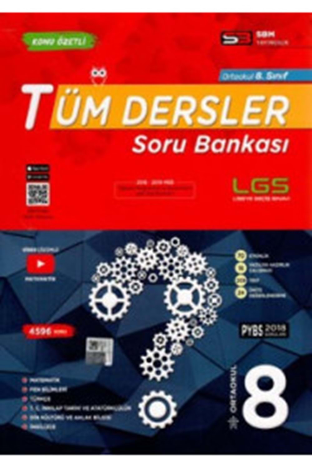 SBM 8.SINIF TÜM DERSLER SORU BANKASI