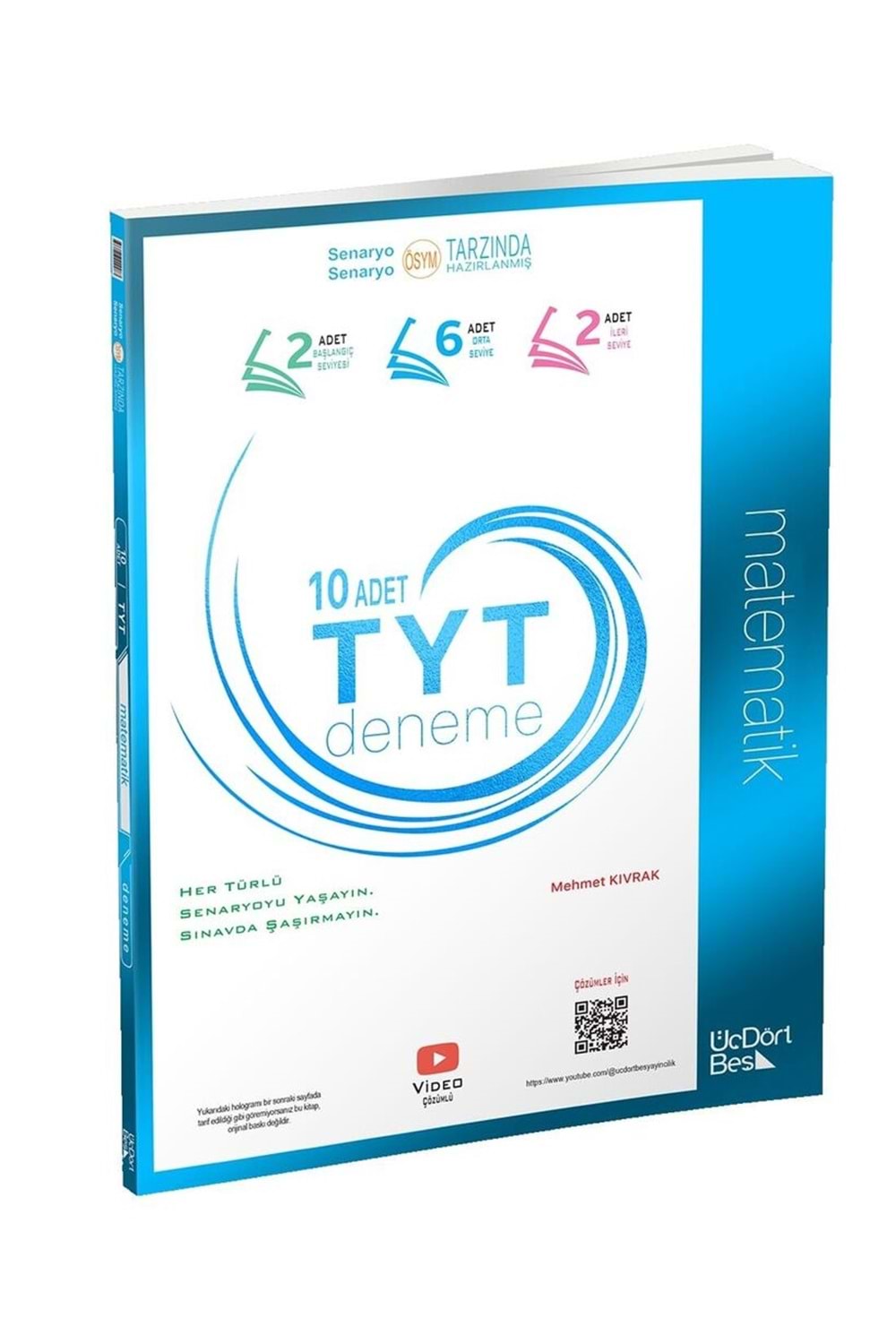 ÜÇDÖRTBEŞ 2025 TYT MATEMATİK 10 DENEME