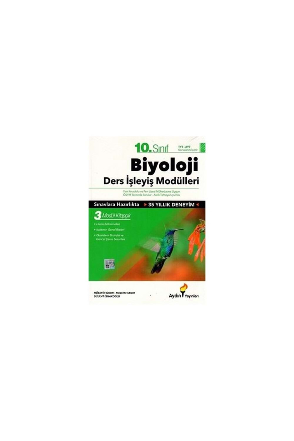 AYDIN 10.SINIF AYDIN BİYOLOJİ DERS İŞLEYİŞ MODÜLLERİ (KAMPANYALI ÜRÜN)