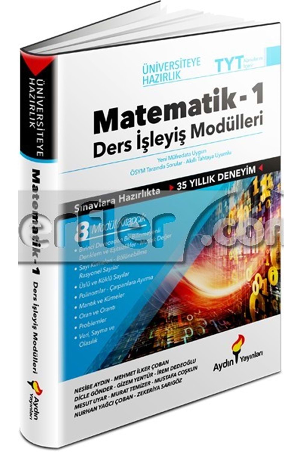 AYDIN ÜNİVERSİTEYE HAZIRLIK MATEMATİK DERS İŞLEYİŞ MODÜLLERİ 1. KİTAP (KAMPANYALI ÜRÜN)