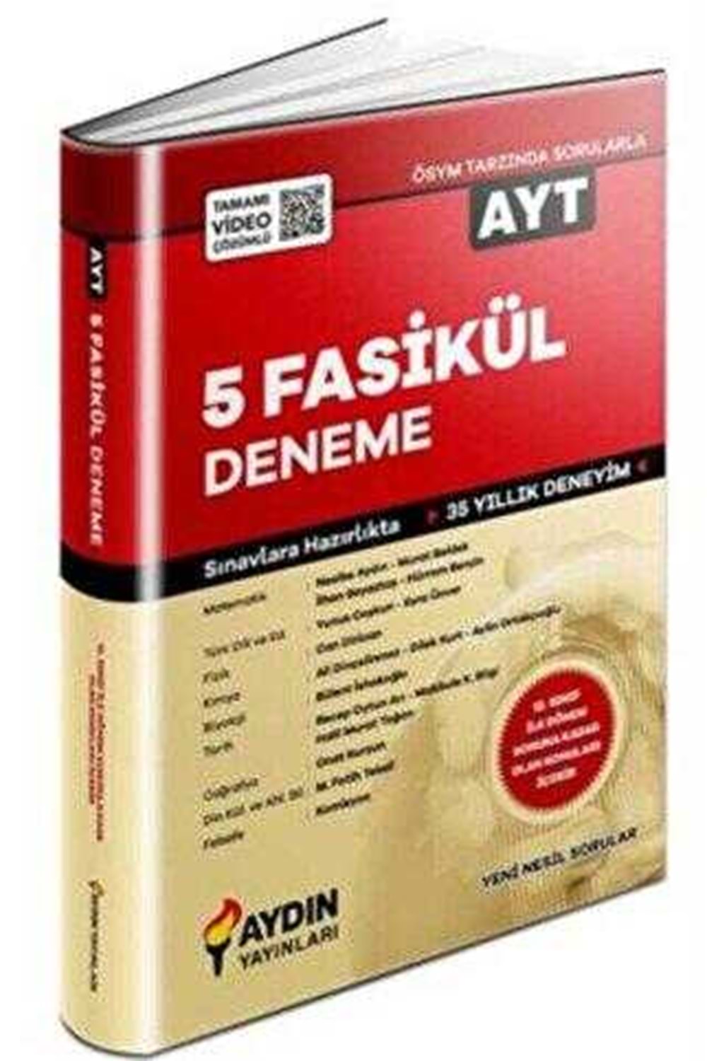 AYDIN AYT 5 FASİKÜL DENEME (2023 ÖZEL) (KAMPANYALI ÜRÜN)