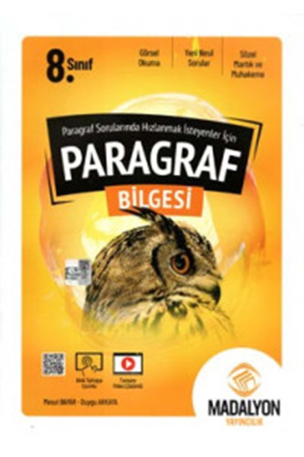 MADALYON 8.SINIF MADALYON SERİSİ PARAGRAF BİLGESİ SORU BANKASI