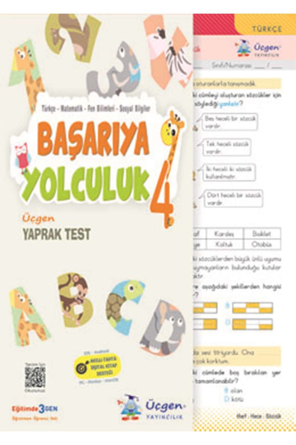 ÜÇGEN 4.SINIF BAŞARIYA YOLCULUK - YAPRAK TEST