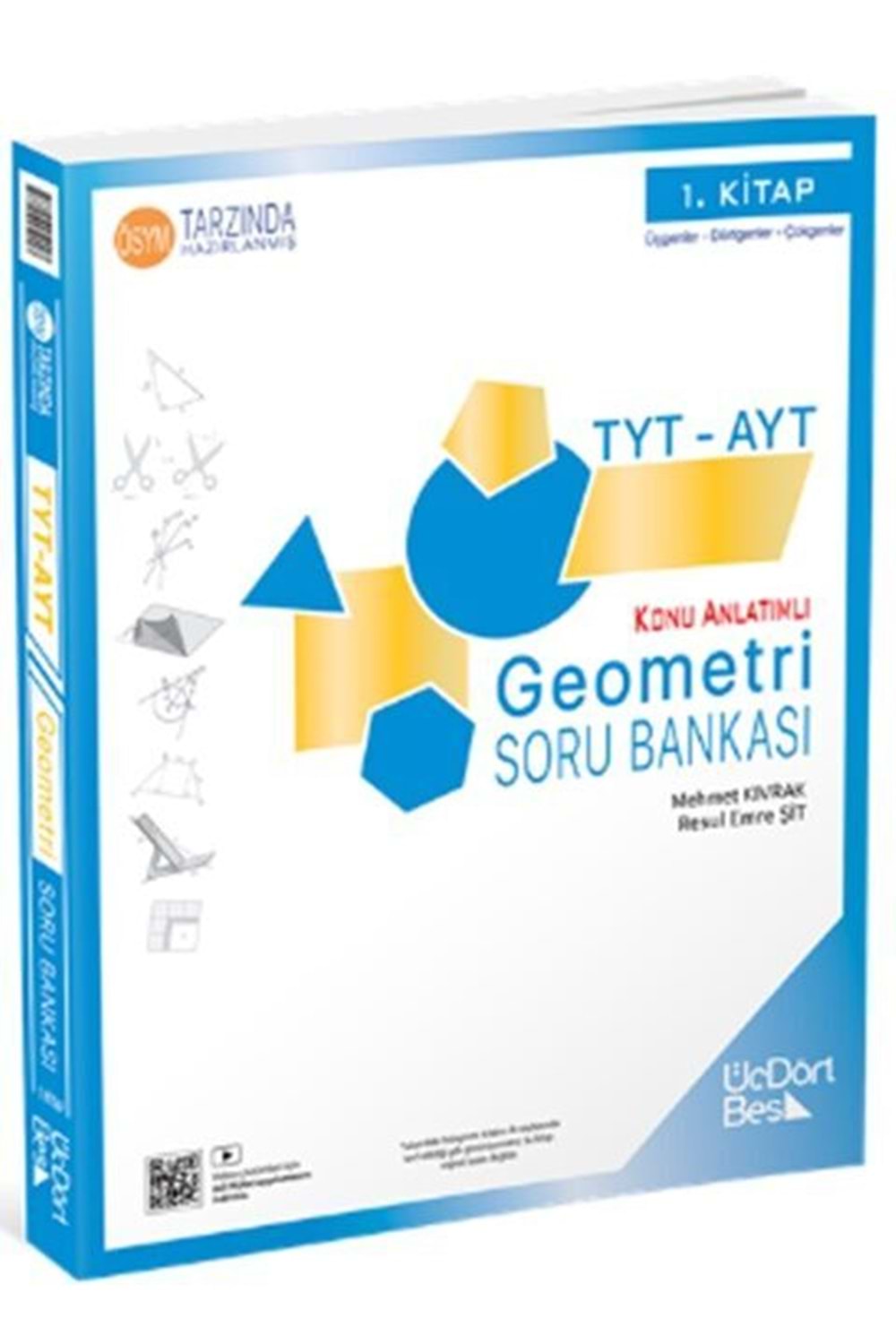 ÜÇDÖRTBEŞ 2025 TYT-AYT GEOMETRİ KONU ANLATIMLI SORU BANKASI
