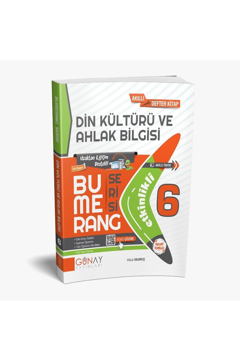 GÜNAY YAYINLARI 6.Sınıf Bumerang Etkinlikli Din Kültürü ve Ahlak Bilgisi