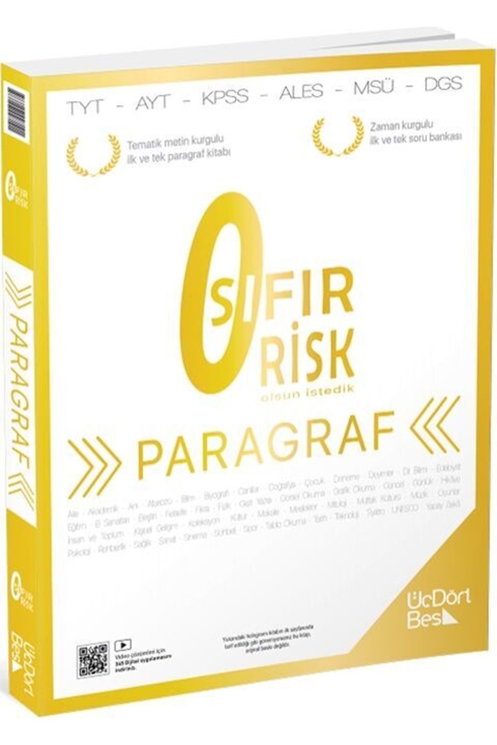 ÜÇDÖRTBEŞ 2025 PARAGRAF SIFIR RİSK SORU BANKASI