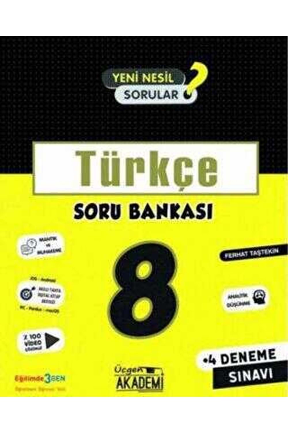 ÜÇGEN AKADEMİ 8.SINIF - TÜRKÇE - SORU BANKASI