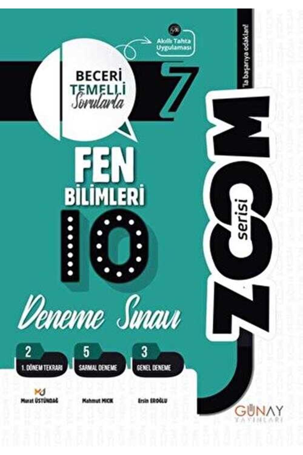 GÜNAY 7.SINIF FEN BİLİMLERİ 10LU BRANŞ DENEMELER