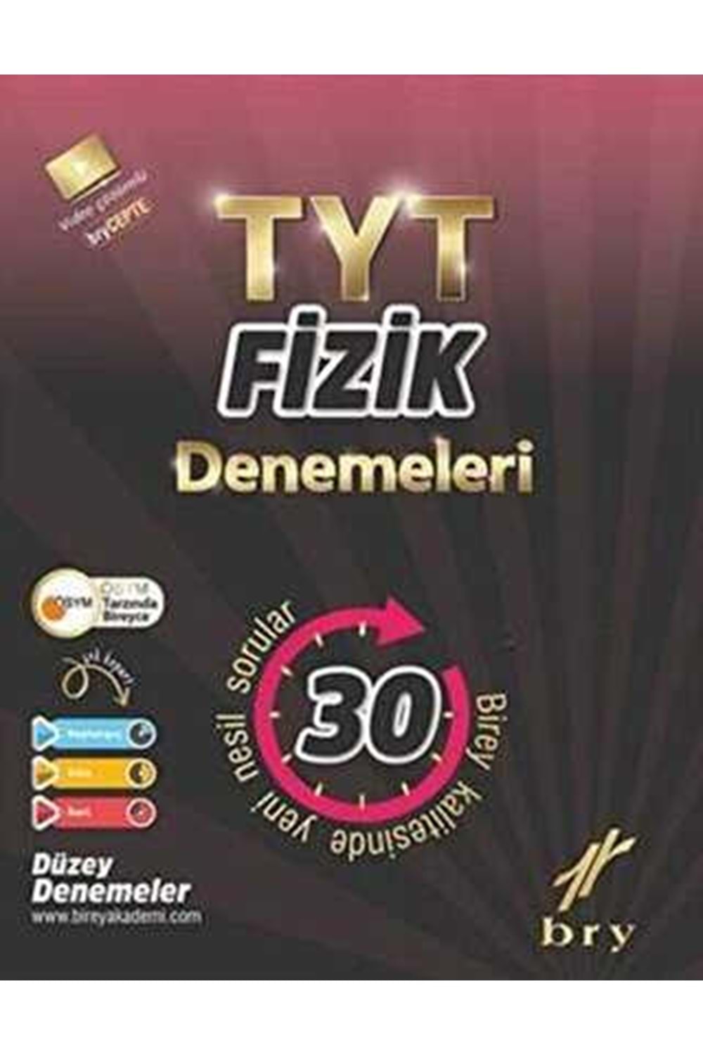 BRY TYT - BRANŞ DENEMELERİ - FİZİK (30 LU)