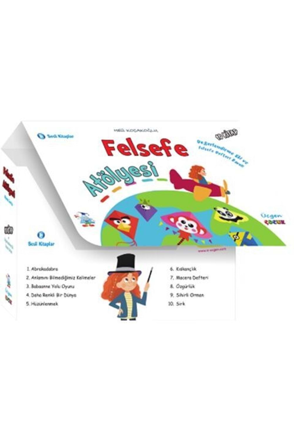 ÜÇGEN ÇOCUK FELSEFE ATÖLYESİ SERİSİ - 10 KİTAP + 2 EK