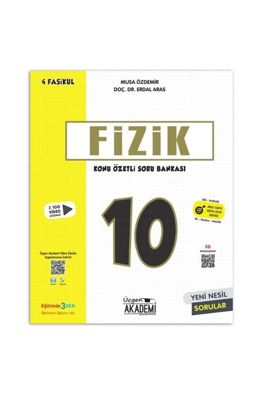 ÜÇGEN AKADEMİ 10.SINIF FİZİK - KÖSB - 4 FASİKÜL