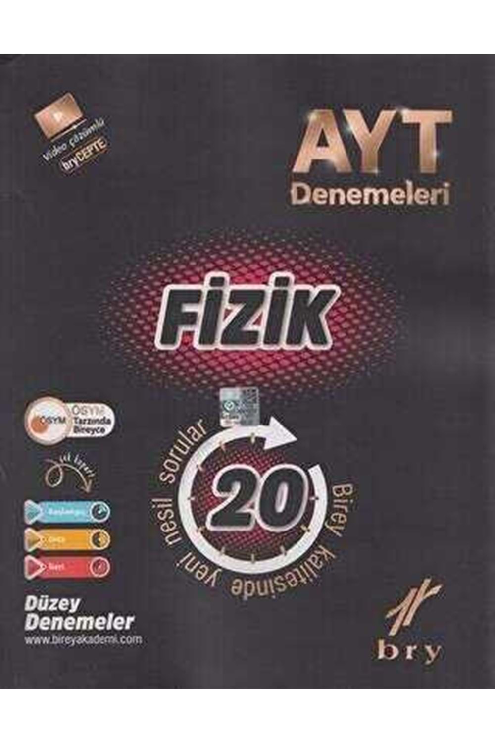 BRY AYT - BRANŞ DENEMELERİ - FİZİK (20 Lİ)