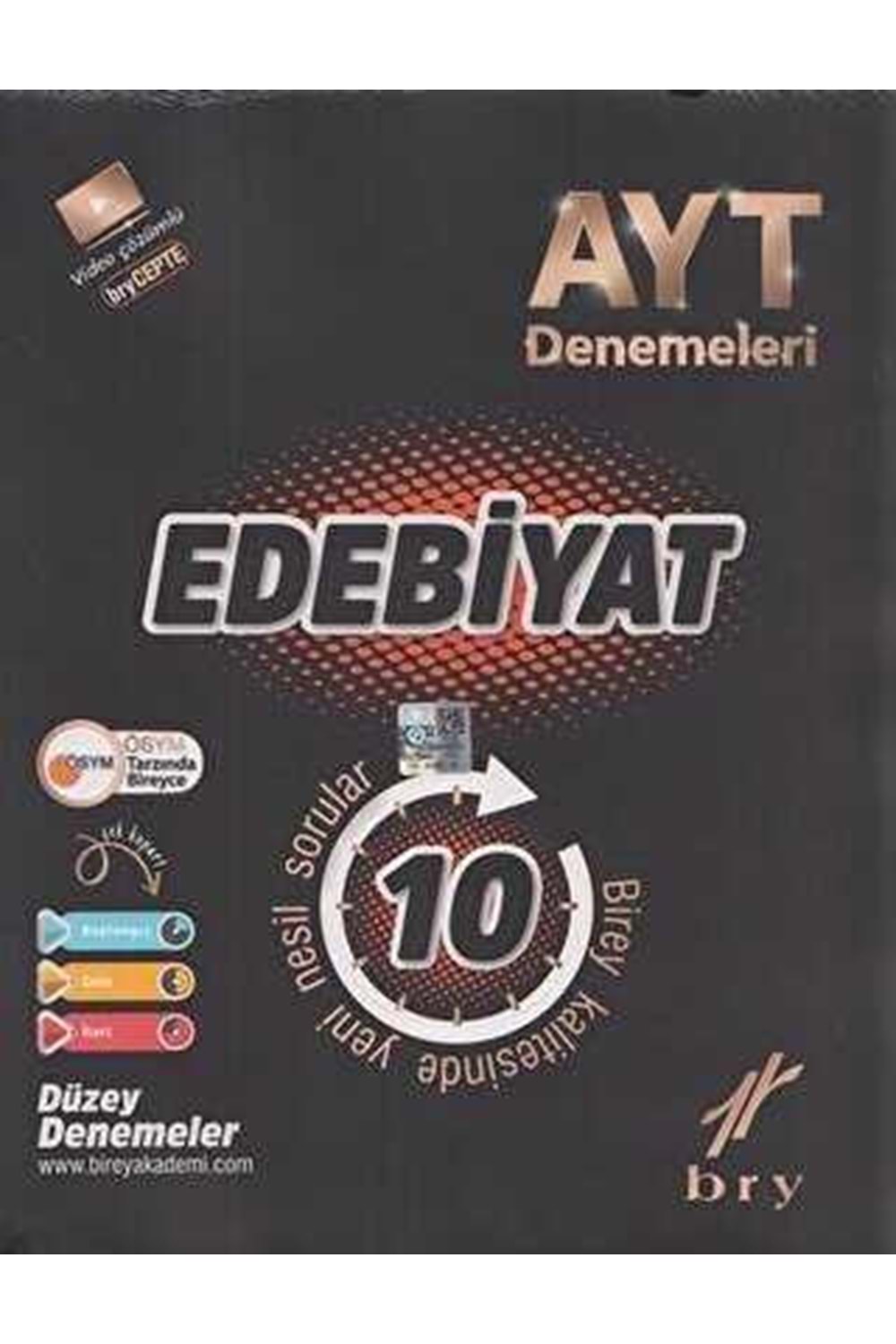 BRY AYT - BRANŞ DENEMELERİ - EDEBİYAT (10 LU)