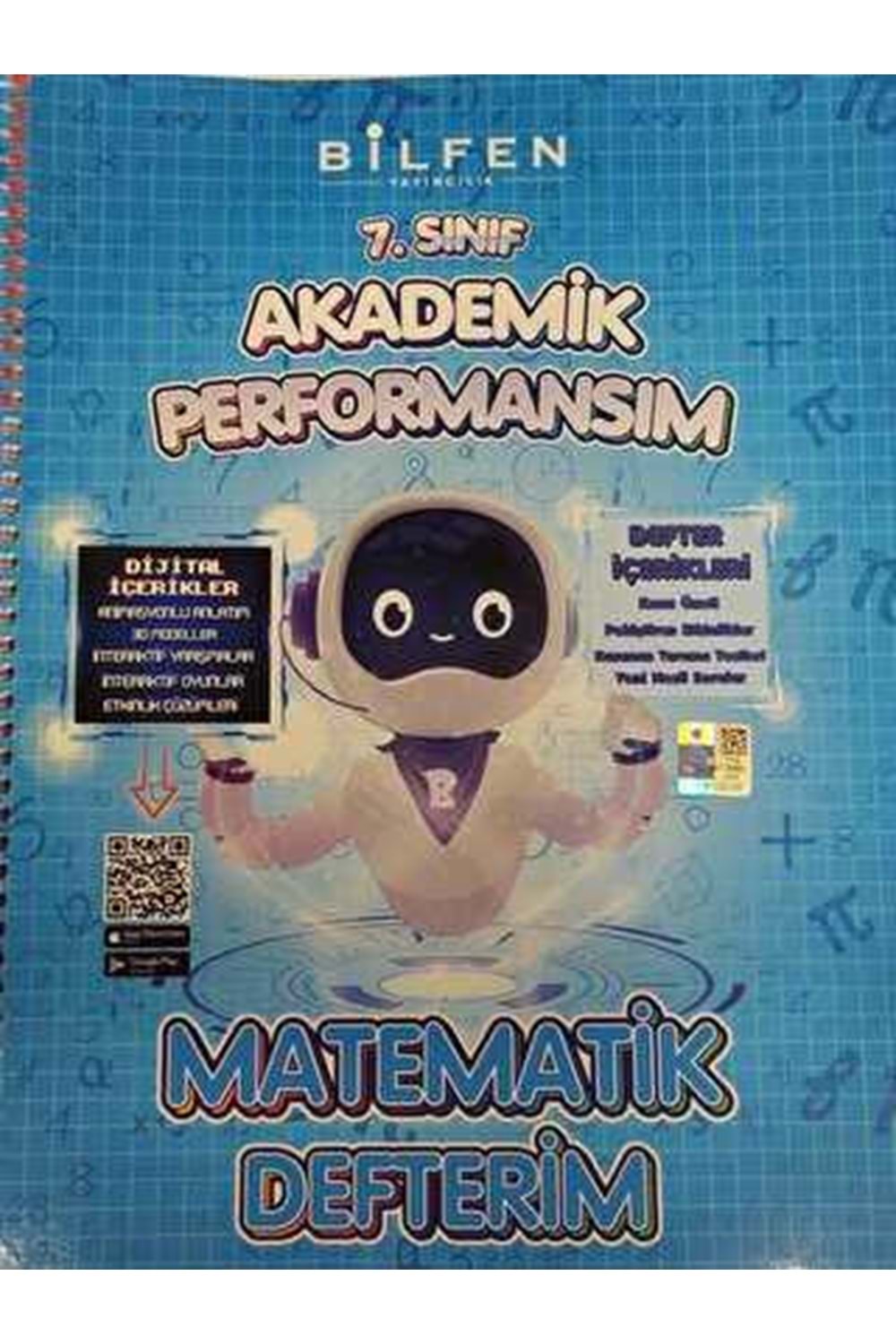 BİLFEN MATEMATİK 7 AKADEMİK PERFORMANSIM DEFTERİM