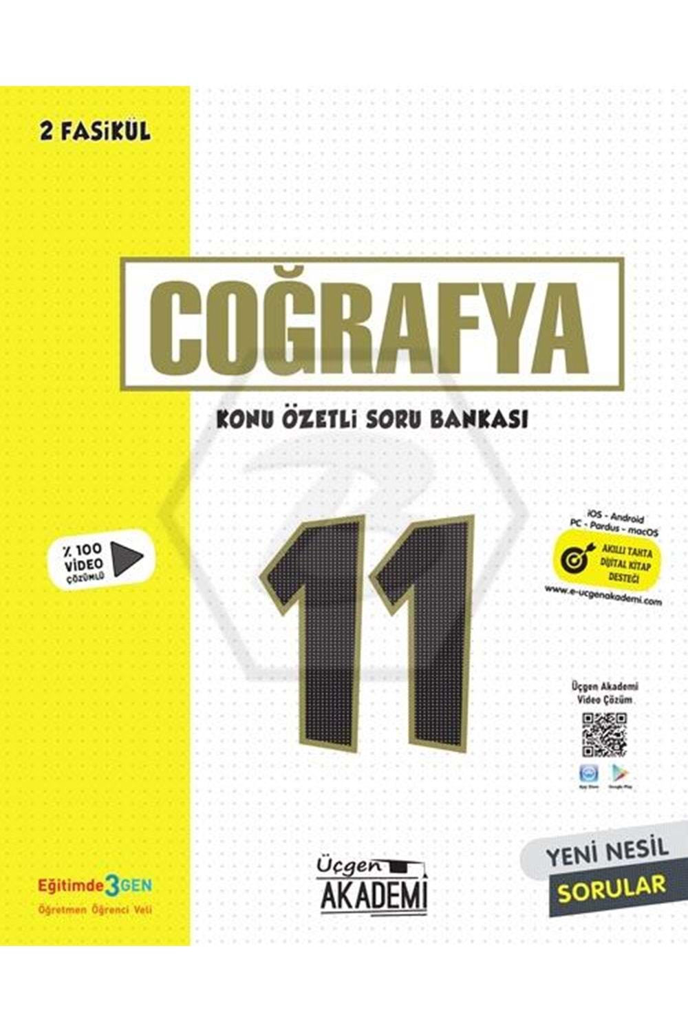 ÜÇGEN AKADEMİ 11.SINIF COĞRAFYA - KÖSB - 2 FASİKÜL