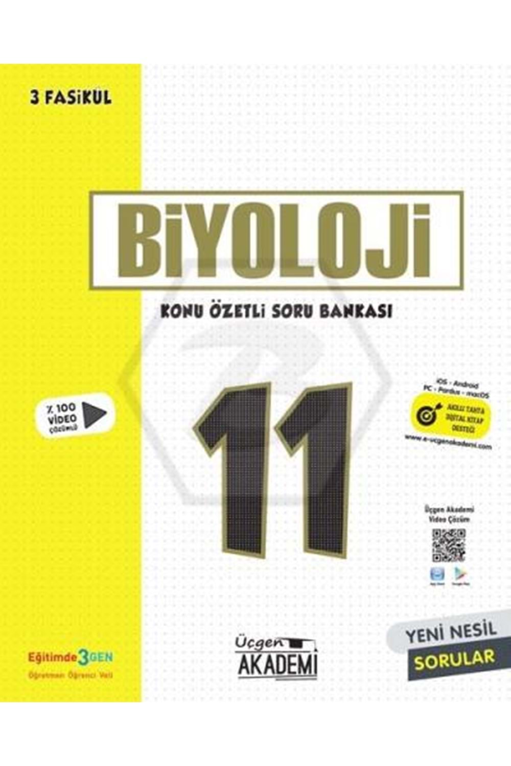 ÜÇGEN AKADEMİ 11.SINIF BİYOLOJİ - KÖSB - 2 FASİKÜL