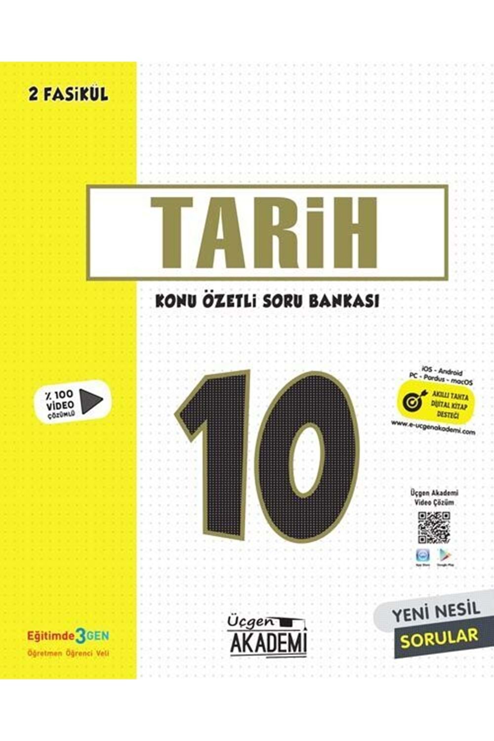 ÜÇGEN AKADEMİ 10.SINIF TARİH - KÖSB - 2 FASİKÜL