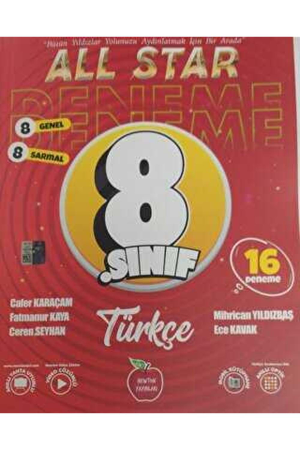 NEWTON 8.SINIF YILLIK BRANŞ DENEME TÜRKÇE 16 LI 24-25