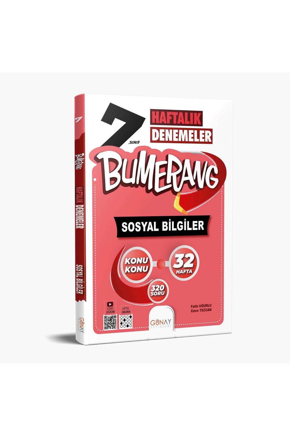 GÜNAY 7.SINIF BUMERANG 32 HAFTALIK SOSYAL BİLGİLER DENEMELERİ