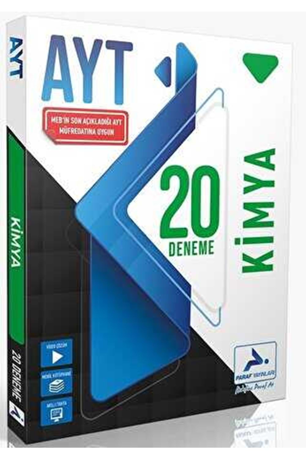 PARAF YAYINLARI AYT KİMYA 20 Lİ DENEME - MEB YENİ MÜFREDAT 24-25