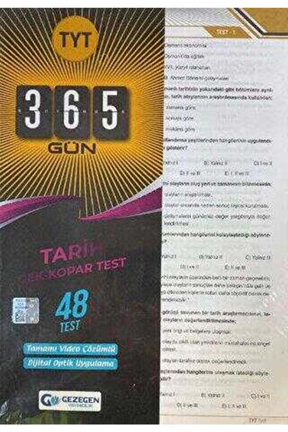 GEZEGEN TARİH ÇEK KOPAR YAPRAK TEST (YENİ)