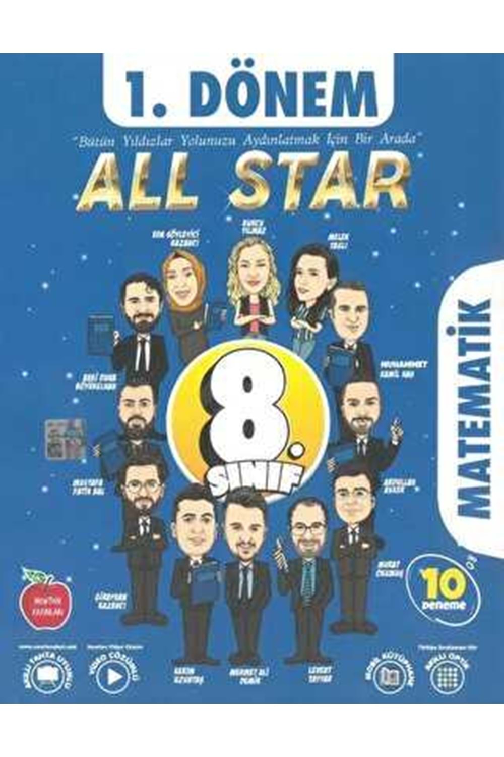 NEWTON 8.SINIF 1.DÖNEM ALL STAR 10 LU DENEME MATEMATİK 24-25