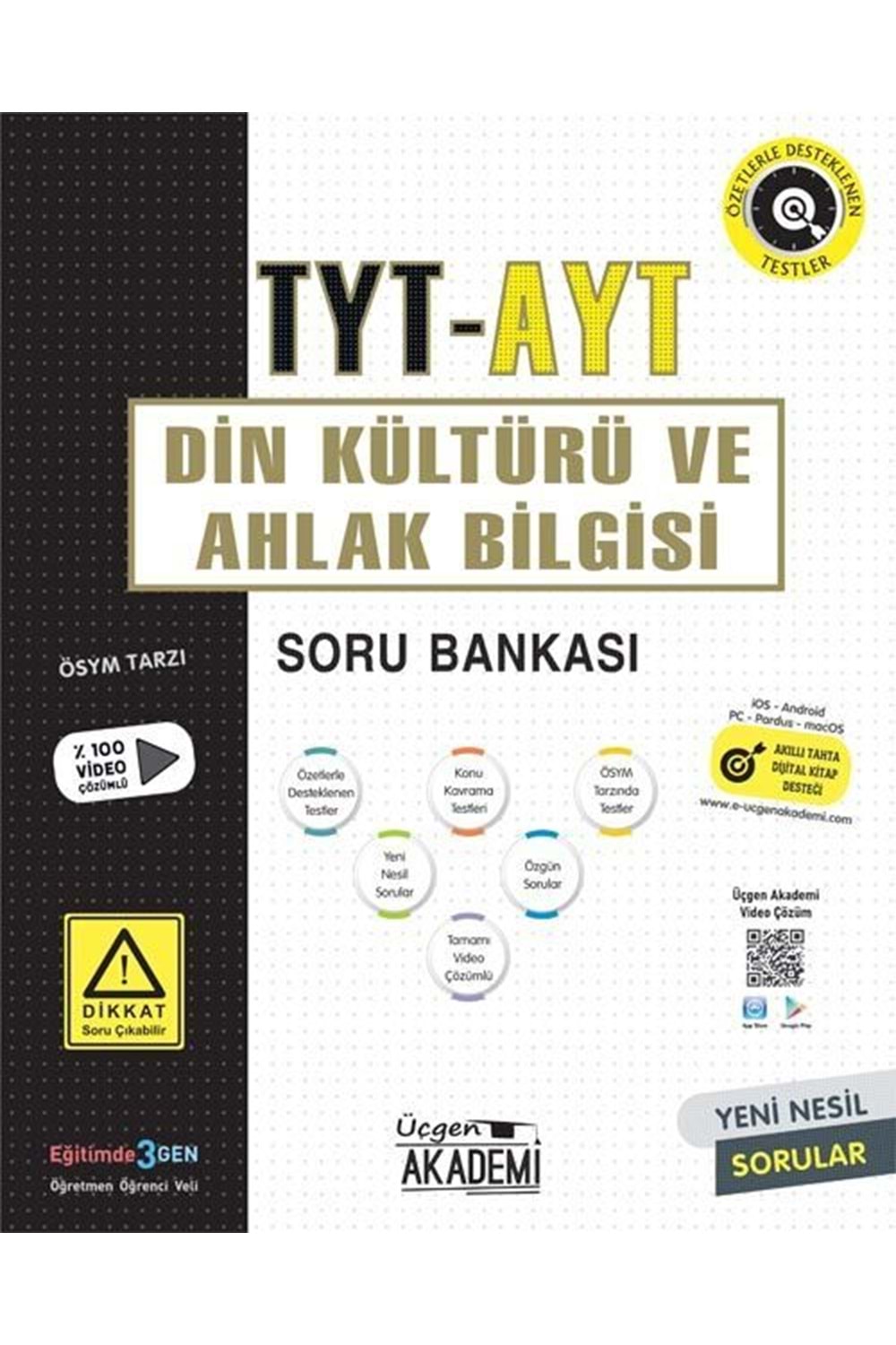 ÜÇGEN AKADEMİ TYT DİN KÜL. VE AHLAK BİL. - SORU BANKASI