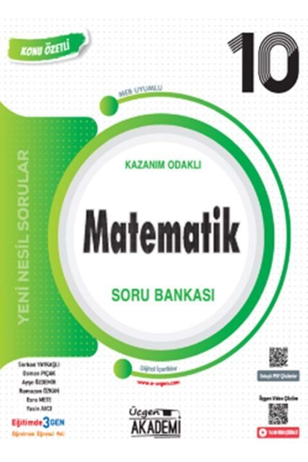 ÜÇGEN AKADEMİ 10.SINIF - KONUNUN ÖZÜ - MATEMATİK - KÖSB