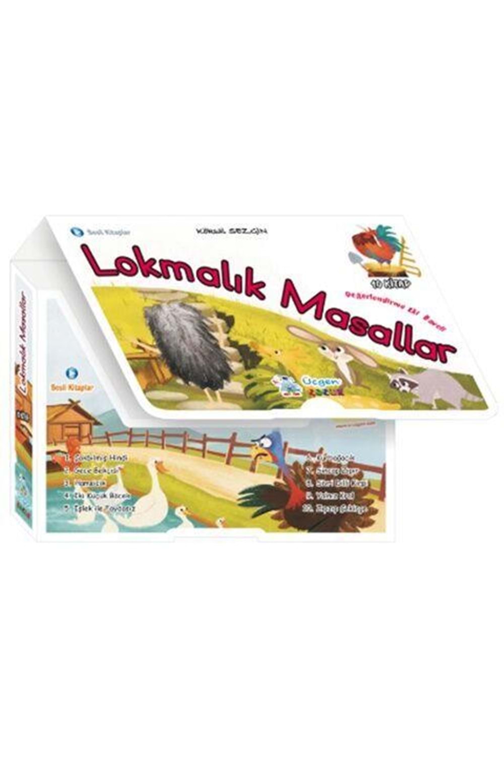 ÜÇGEN ÇOCUK LOKMALIK MASALLAR SERİSİ - 10 KİTAP + EK