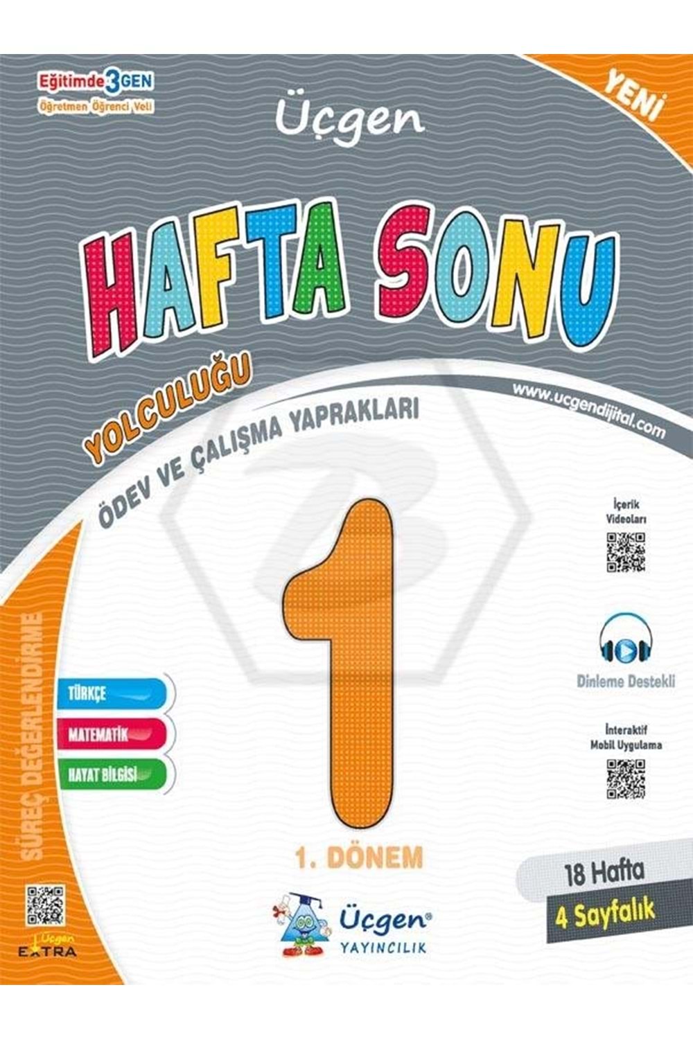 ÜÇGEN 1.SINIF OYS - HAFTA SONU ÇALIŞMA YAPRAKLARI 1. DÖ