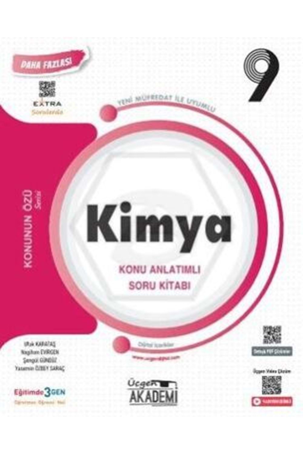 ÜÇGEN AKADEMİ 9.SINIF KONUNUN ÖZÜ - KİMYA - KÖSB - 2024