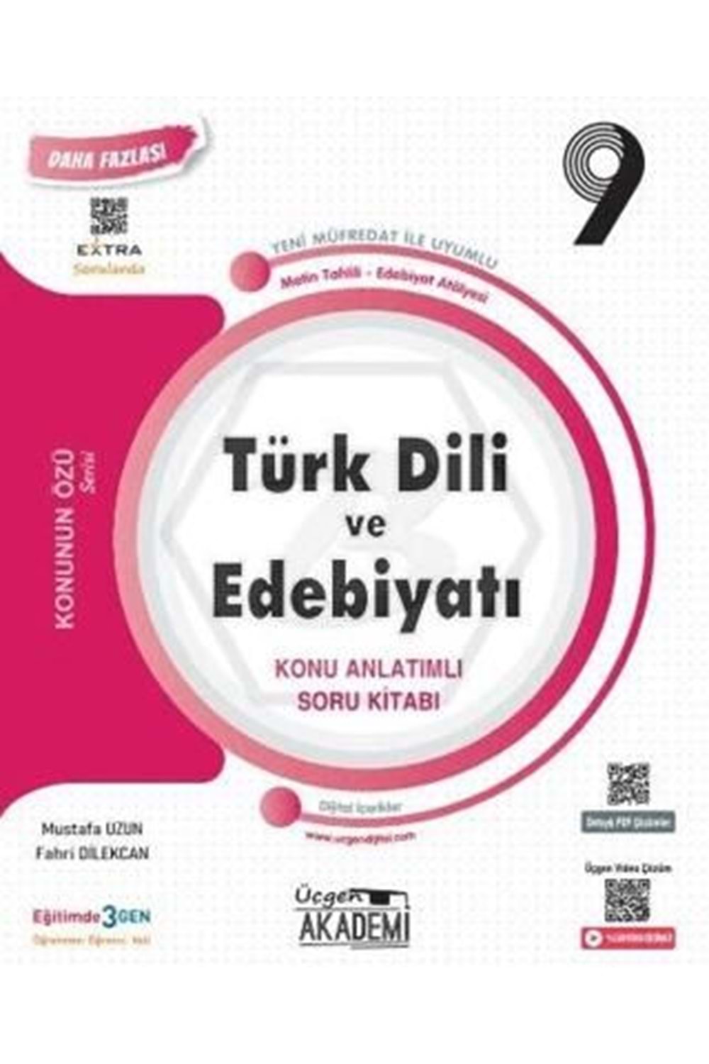 ÜÇGEN AKADEMİ 9.SINIF KONUNUN ÖZÜ - TÜRK DİLİ VE EDEBİYATI - K