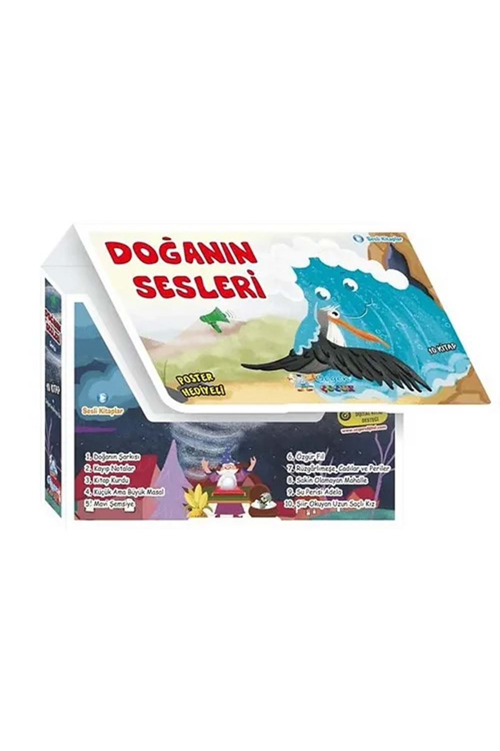 ÜÇGEN ÇOCUK DOĞANIN SESLERİ SERİSİ - 10 KİTAP + EK