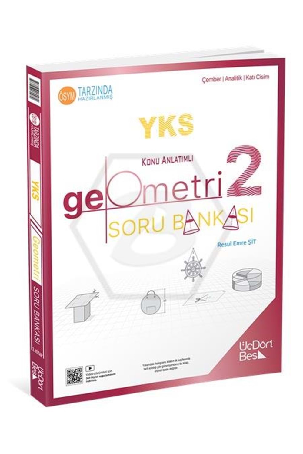 ÜÇDÖRTBEŞ 2025 YKS GEOMETRİ 2 KONU ANLATIMLI SORU BANKASI