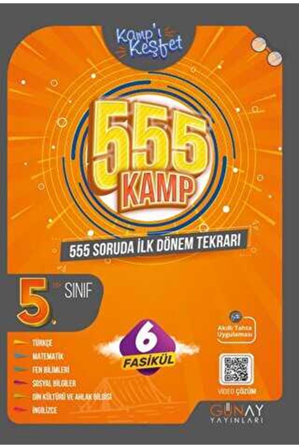 GÜNAY 5.SINIF İLK DÖNEM KAMP KİTABI (KAMPI KEŞFET)