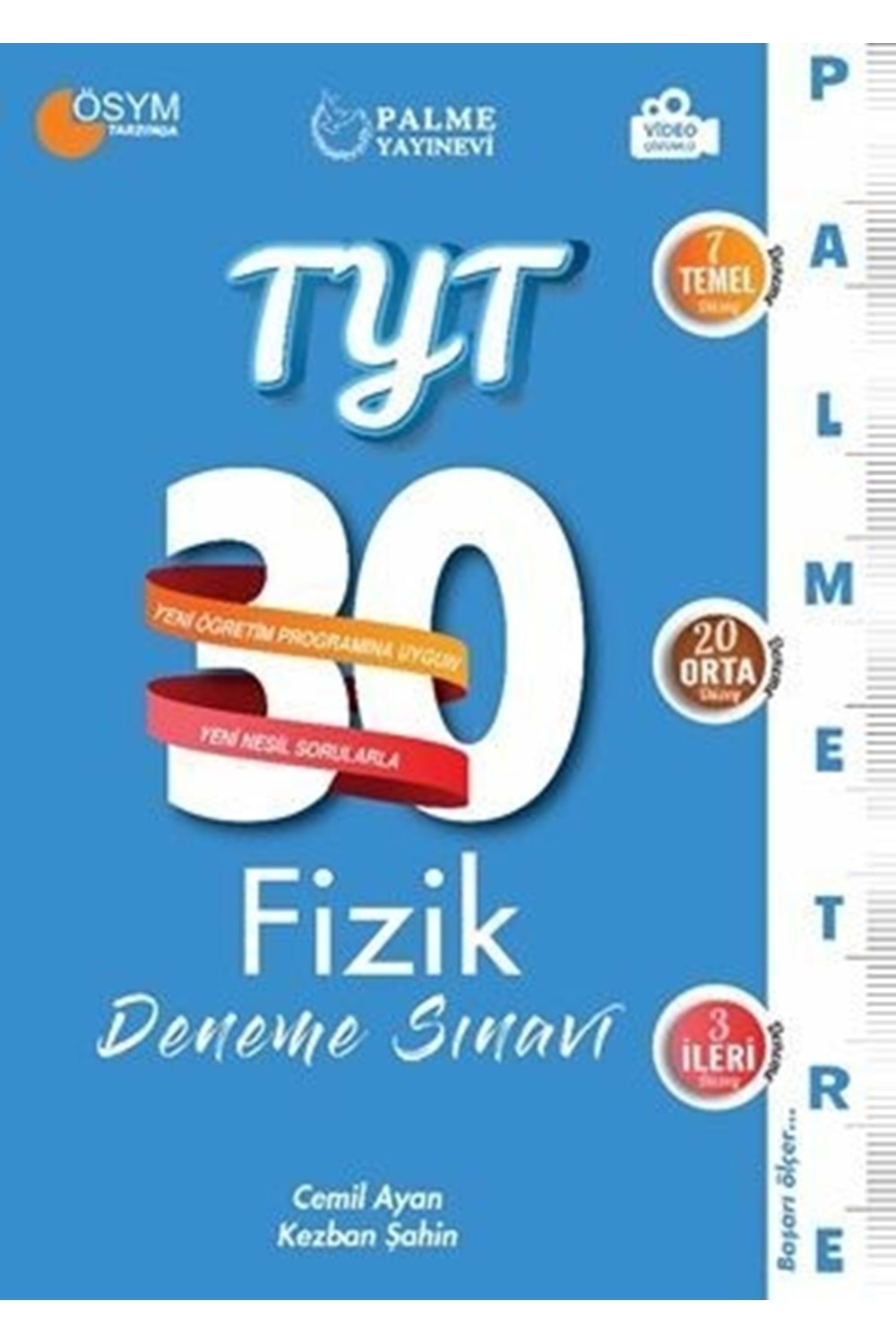 PALME TYT FİZİK PALMETRE SERİSİ 30 DENEME