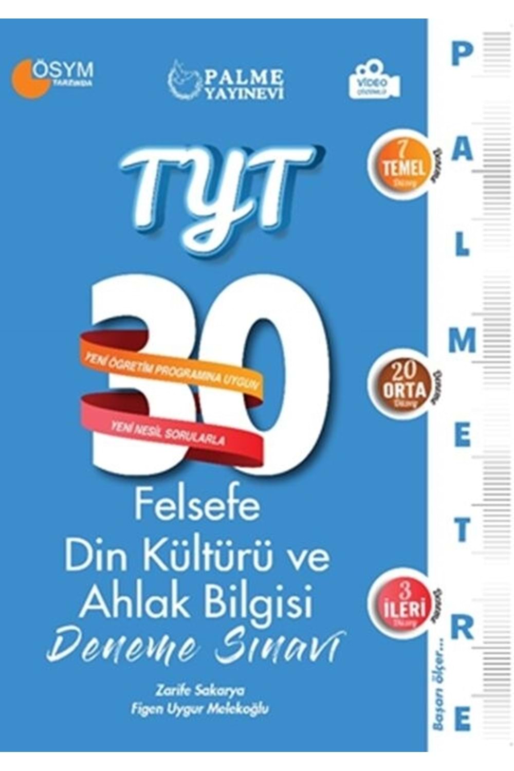 PALME TYT FELSEFE DİN KÜLTÜRÜ VE AHLAK BİLGİSİ PALMETRE