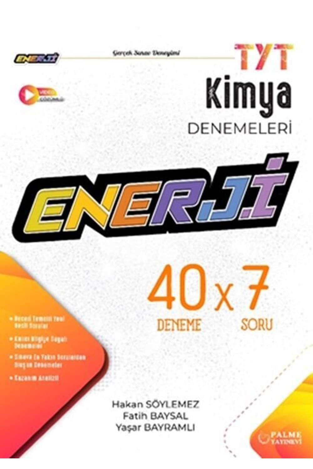 PALME TYT KİMYA ENERJİ 40 X 7 DENEME KİTABI