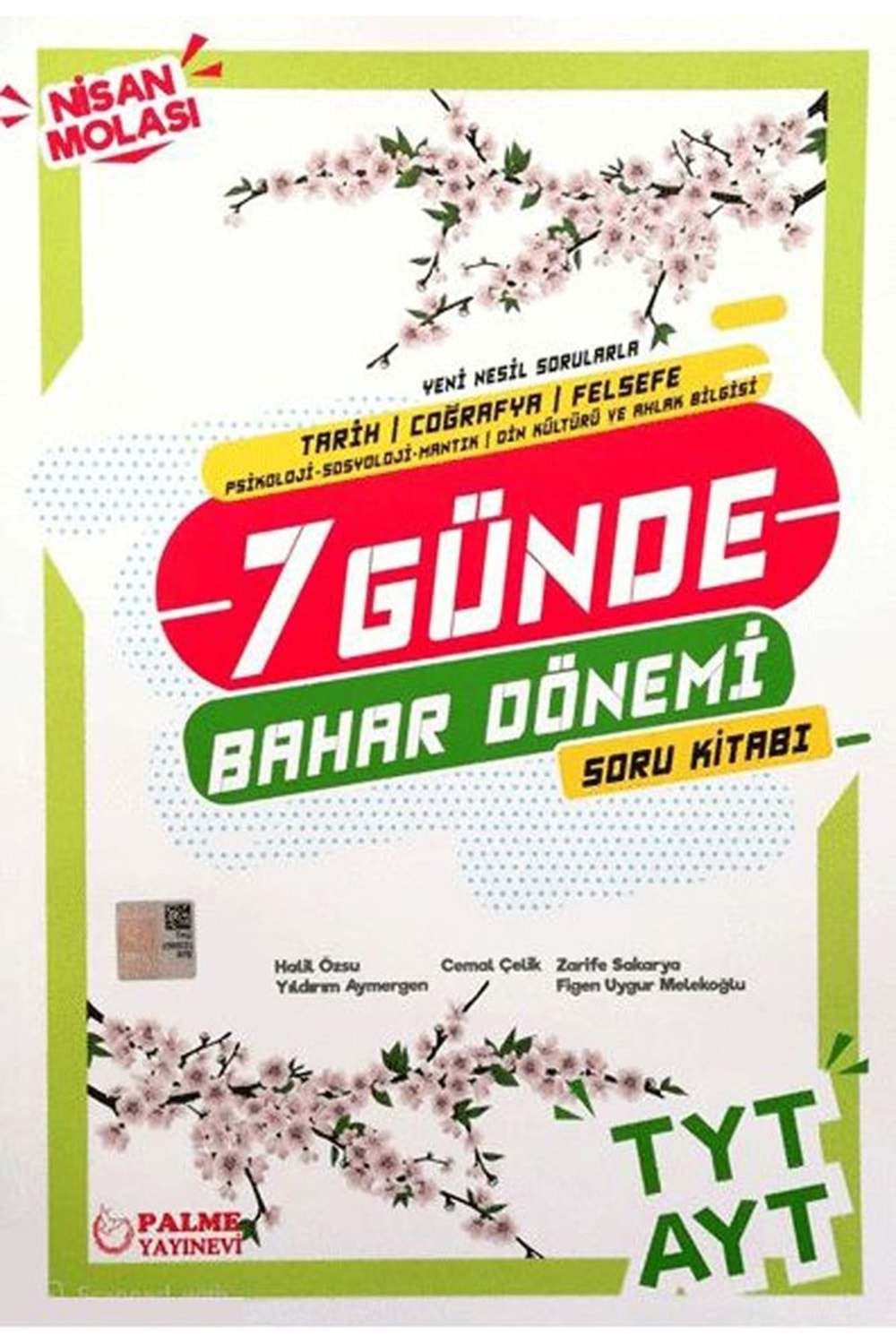 PALME TYT/AYT 7 GÜNDE BAHAR DÖNEMİ SORU BANKASI (TARİH/C