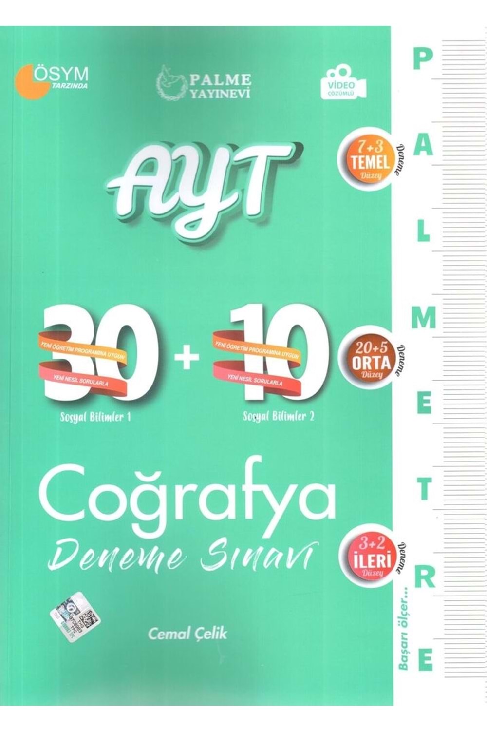 PALME AYT COĞRAFYA PALMETRE 30+10 DENEME SINAVI