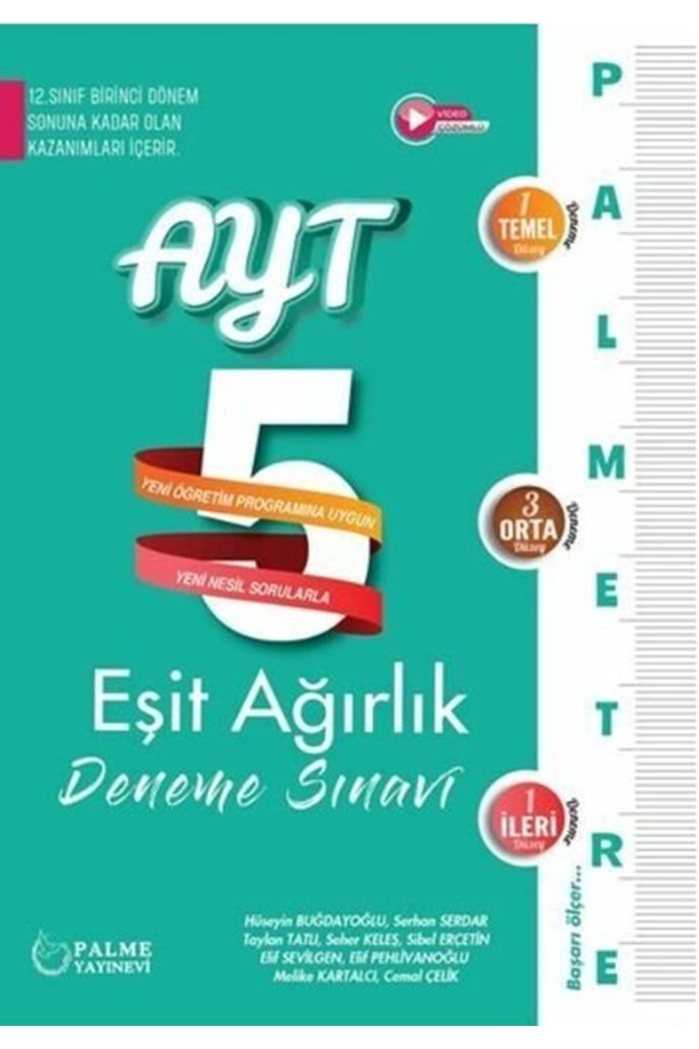 PALME AYT PALMETRE EŞİT AĞIRLIK 5 DENEME SINAVI