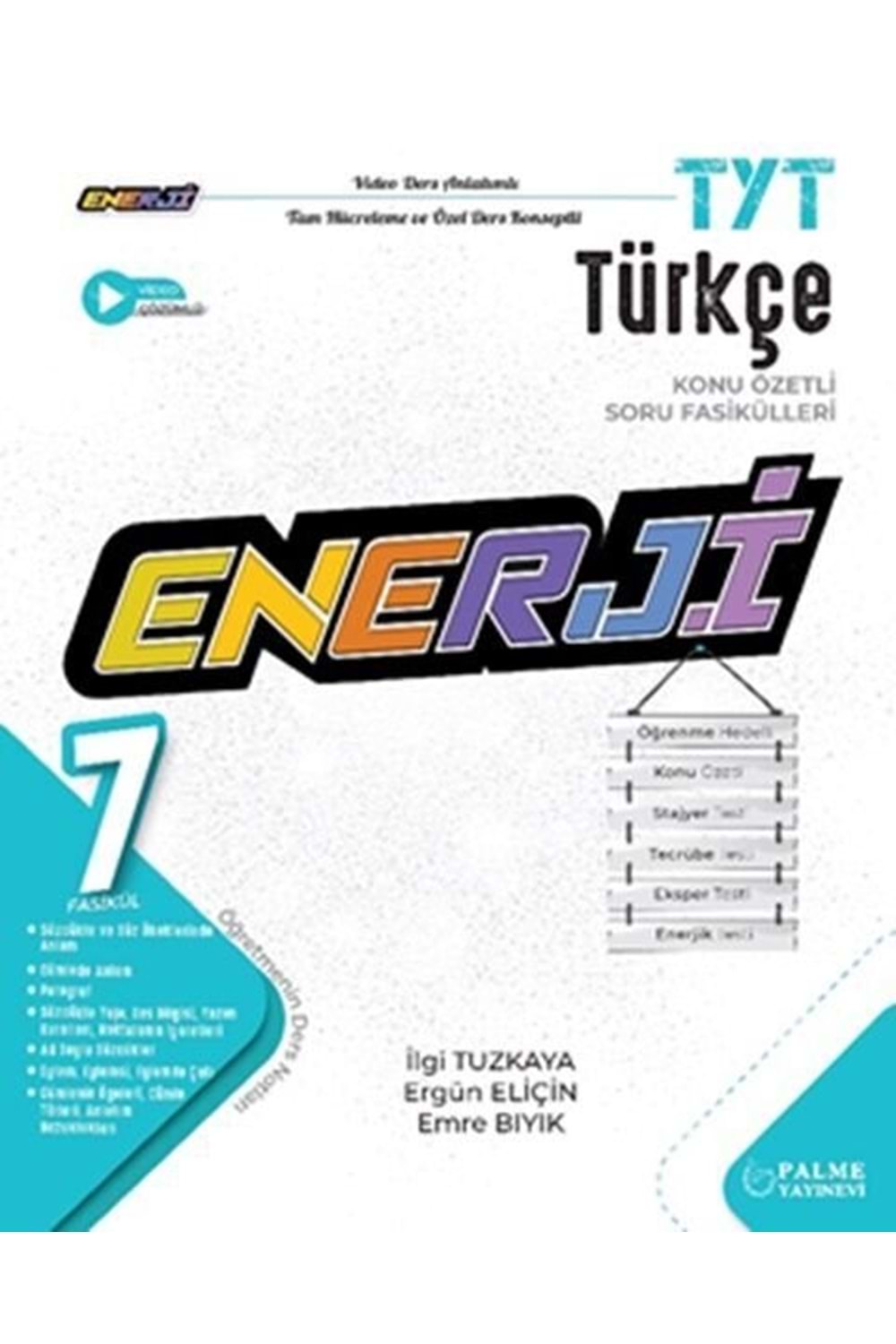 PALME TYT ENERJİ TÜRKÇE KONU ÖZETLİ SORU FASİKÜLLERİ (7
