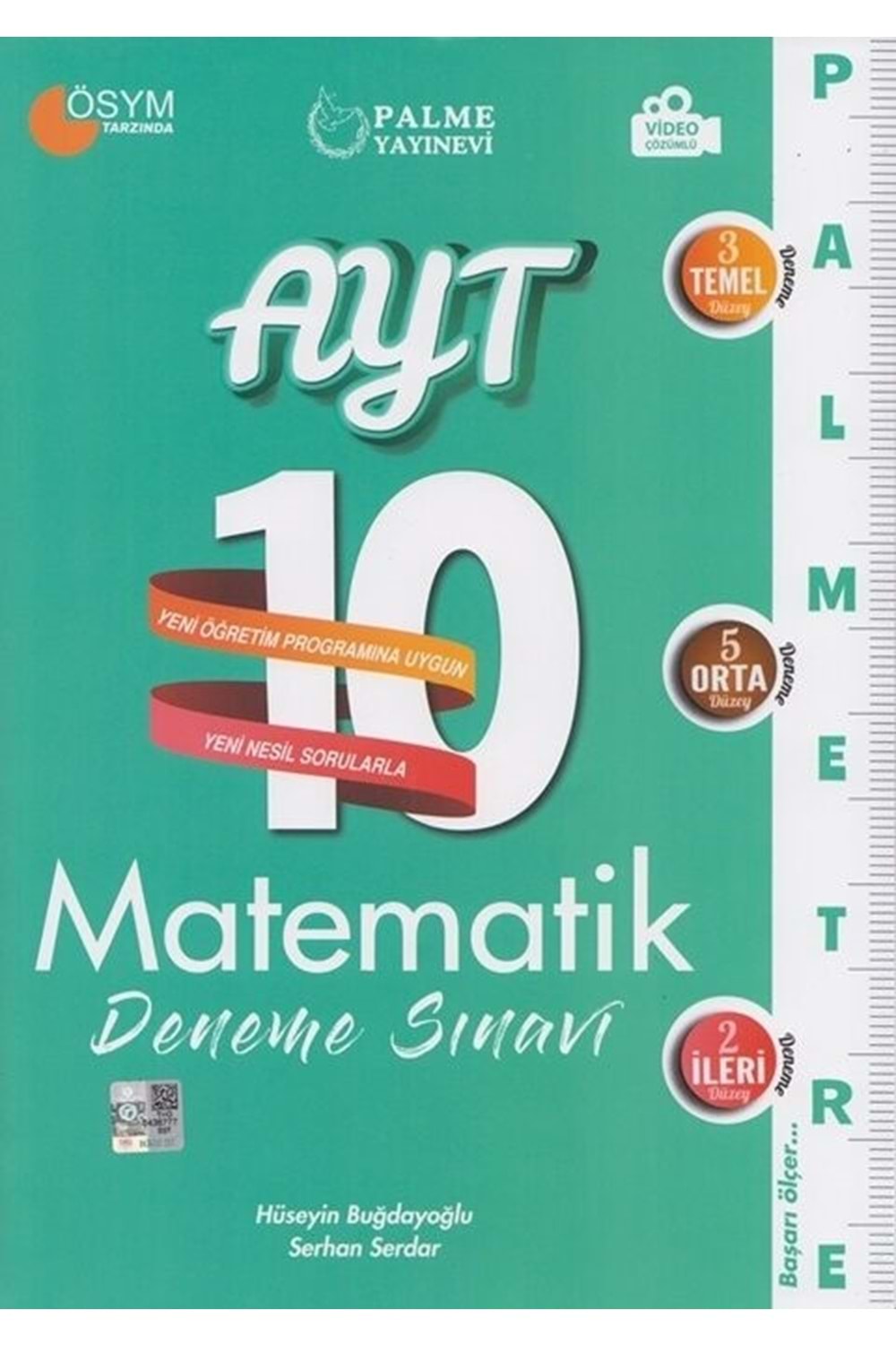 PALME AYT MATEMATİK PALMETRE 10 LU DENEME SINAVI