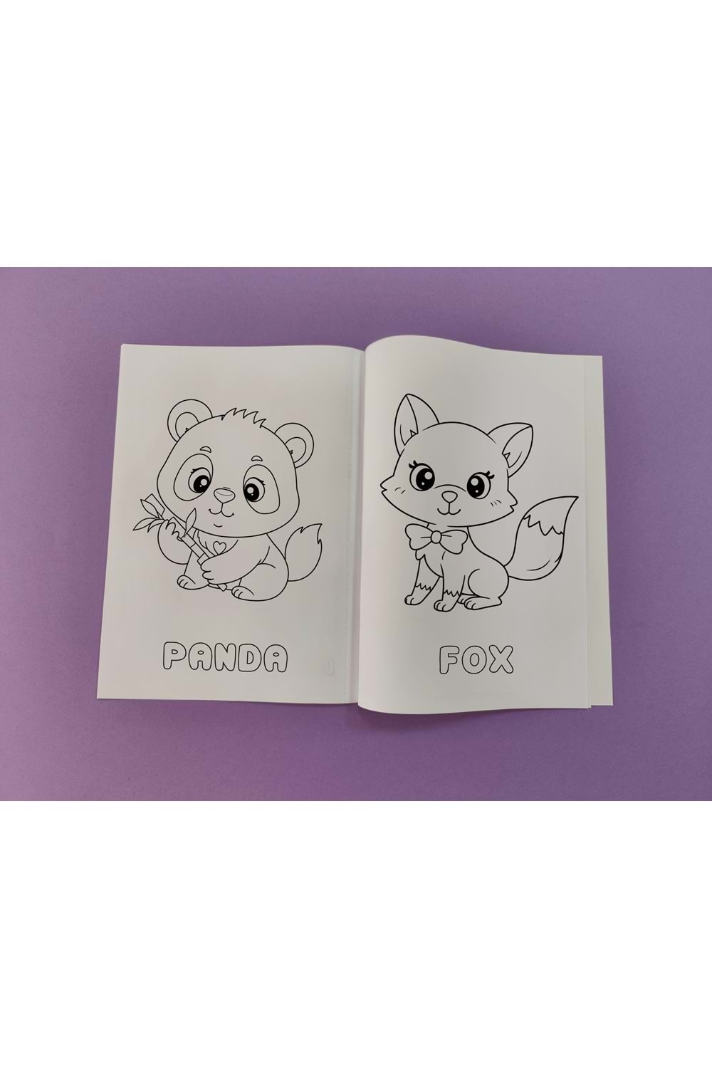 EĞLENCELİ HAYVANLAR BOYAMA KİTABI 2 - İNGİLİZCE İSİMLERLE EĞİTİCİ