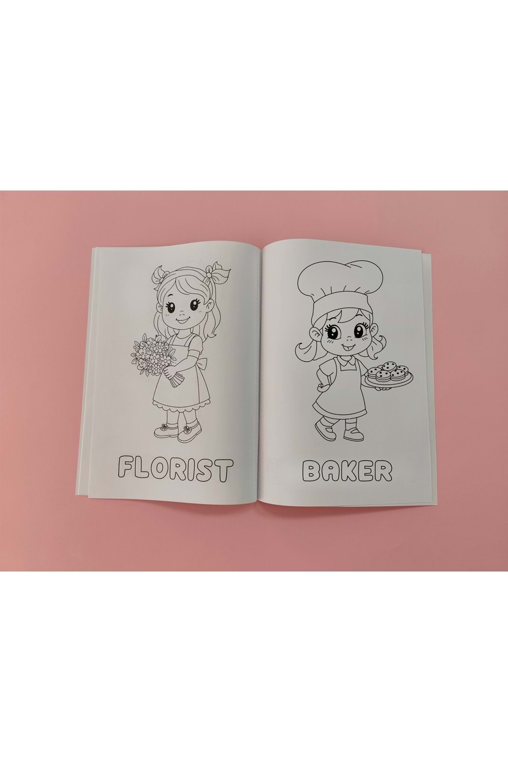 EĞLENCELİ MESLEKLER BOYAMA KİTABI 2 - İNGİLİZCE ÖĞRENME VE EĞLENCE