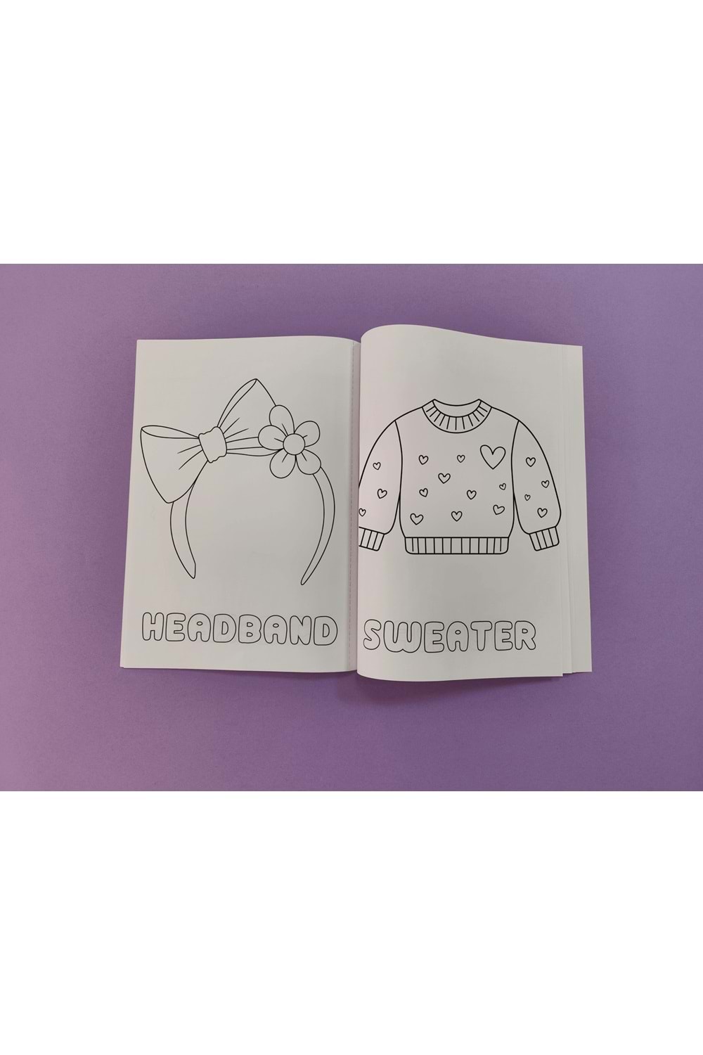 YARATICI ÇOCUK GİYSİLER BOYAMA KİTABI 2 - İNGİLİZCE KELİMELERLE