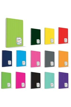 DEFTER ÇINAR COLORMAXI A4 SP.PP KAPAK 60 YP. KARELİ