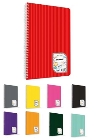 DEFTER ÇINAR COLORMAXI A4 SP.PP KAPAK 120 YP. KARELİ