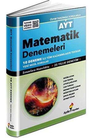 AYDIN AYT MATEMATİK 10 DENEME (KAMPANYALI ÜRÜN)