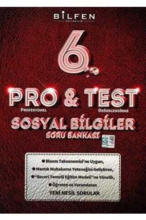 BİLFEN 6.SINIF PRO&TEST SOSYAL BİLGİLER SORU BANKASI